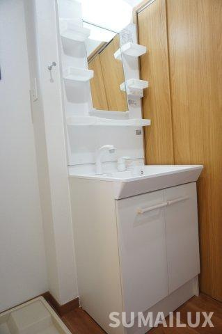 熊本市北区清水東町の賃貸マンションの洗面所