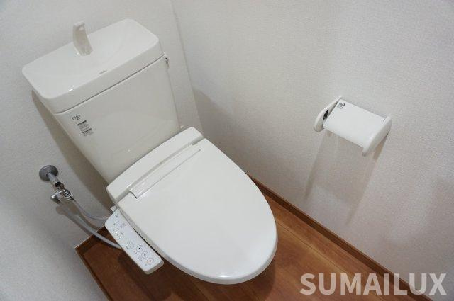 熊本市北区清水東町の賃貸マンションのトイレ