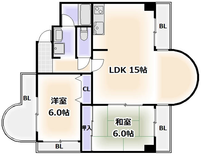 【間取り】 | リヴィエール川西