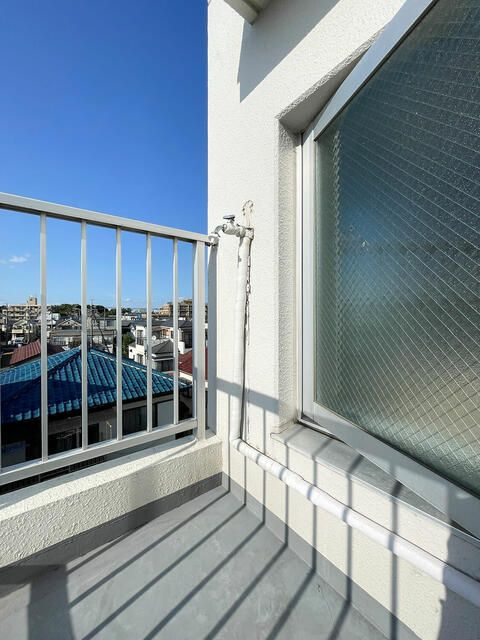 アスタック弐番館のバルコニー