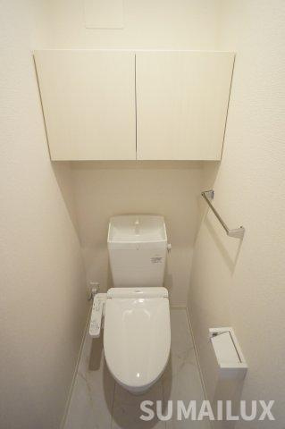 熊本市中央区黒髪６丁目のアパートのトイレ