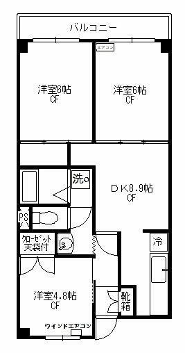 コーポラストマトの間取り|現況優先。