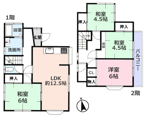 【間取り】 | 長生郡長生村小泉　中古戸建