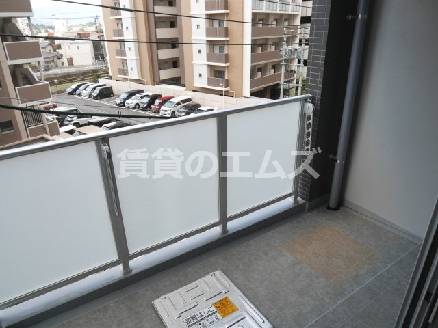 【バルコニー】 | ＢＬＥＳＳ南福岡駅前 | ＢＬＥＳＳ南福岡駅前のバルコニー