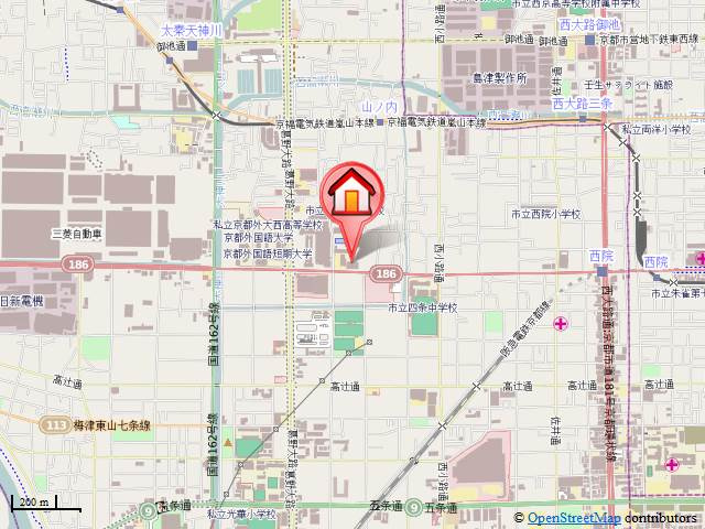 Du四条（ドゥ四条）の地図