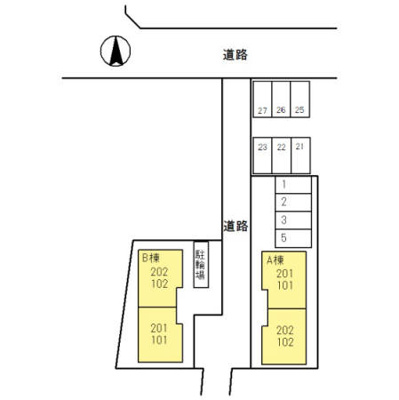 【区画図】 | エコヴィル巻口 A棟