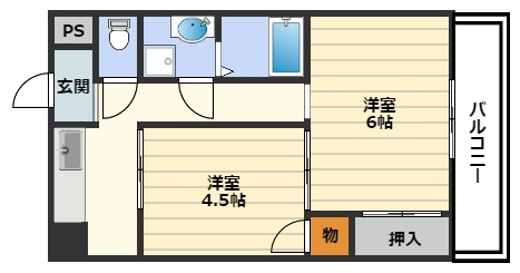 サンサーラビル南森町の間取り
