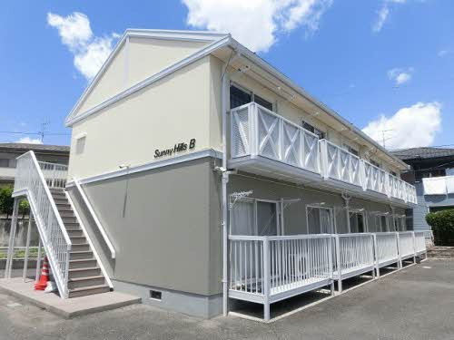 サニーヒルズ　Ｂ棟の外観
