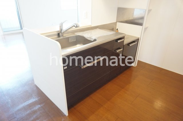 熊本市東区御領４丁目のアパートのキッチン