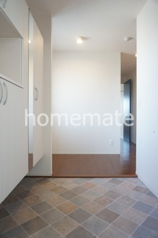 熊本市東区御領４丁目のアパートの玄関