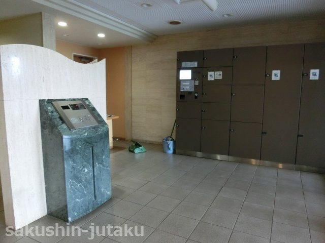 サンクレイドル習志野パセオのエントランス|オートロック　宅配ボックス　