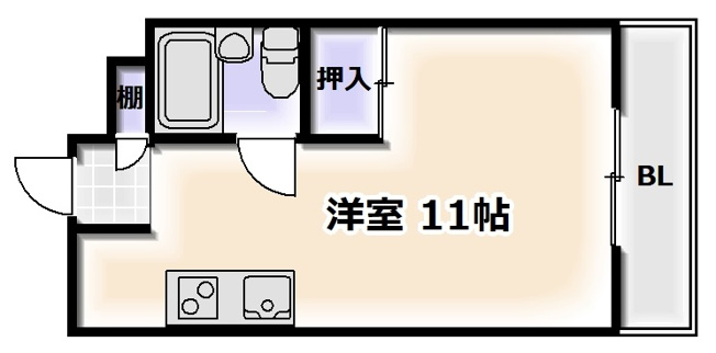 【間取り】 | シャトー西川