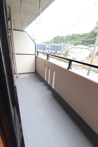 セントラルハイツのバルコニー