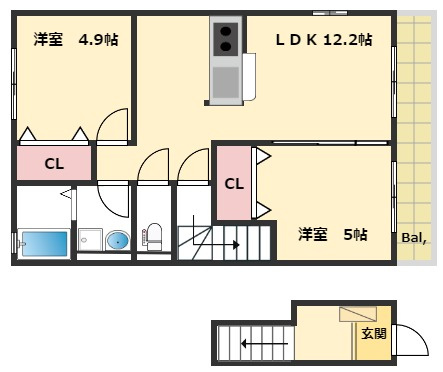 ハレワレアの間取り