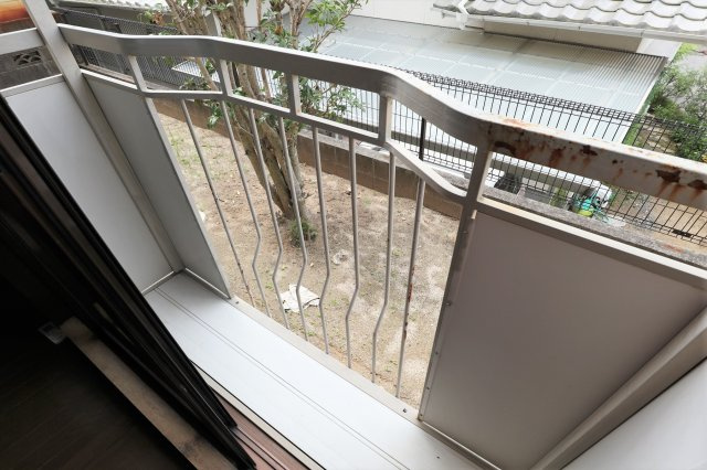 シティハイム三宅Ⅱのバルコニー