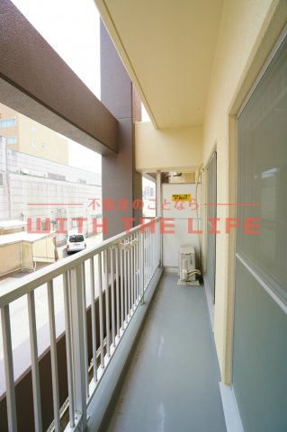 【キャッシュバック対象】グレースマンション櫛原のバルコニー|広々としたバルコニーです