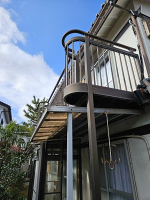 【バルコニー】 | 鳥取市面影２丁目中古戸建て