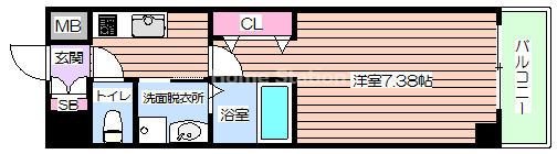 【間取り】 | グローリア新北野