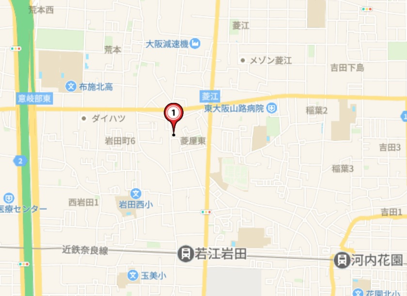 サルドゥセジュールⅡの地図