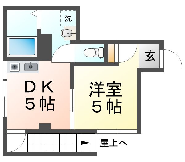 陸ビルの間取り