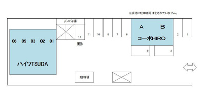 【区画図】 | ハイツTSUDA