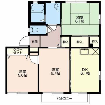 【間取り】 | シャトー庄