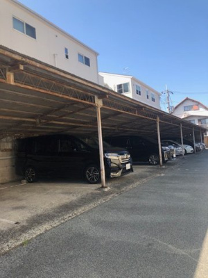 【外観】 | 屋根付き野入ガレージ（猪名津彦神社東側）