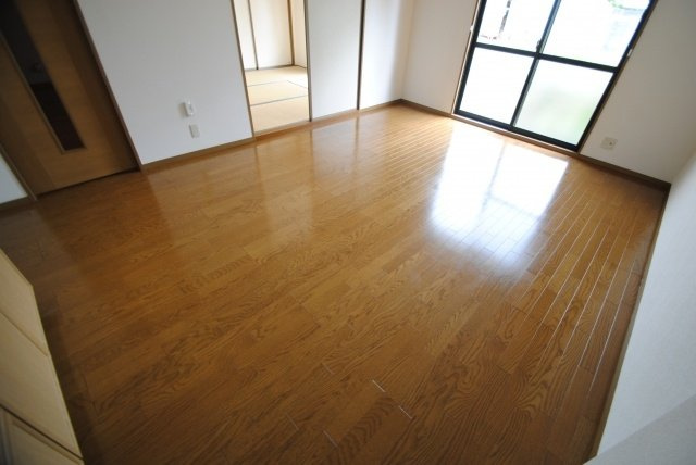 ハイネス迎野の居間・リビング|開放的なリビングです