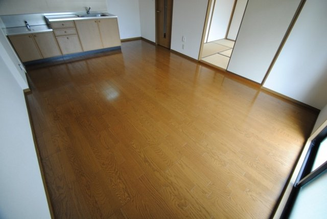 ハイネス迎野の居間・リビング|使いやすいリビングです