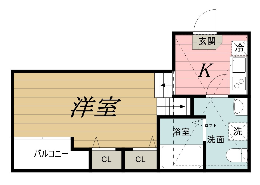 STAGE蘇我の間取り