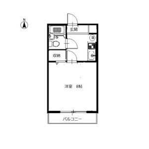 ハイツKAKIHATAの間取り