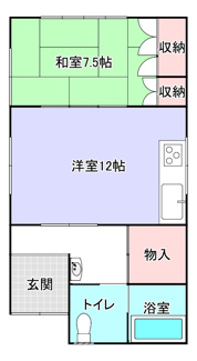 【間取り】 | 崎山貸家 | 図面と現況が異なった場合は、現況を優先といたします。