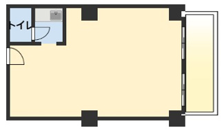 【間取り】 | 神戸駅前の24時間使用可能な事務所