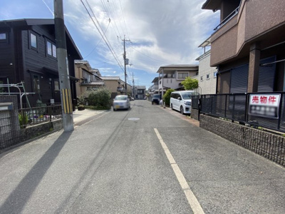 【前面道路含む現地写真】 | 京田辺市草内法福寺　中古戸建