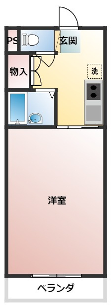 マンションDISCUSの間取り