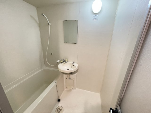 マンションDISCUSの洗面所|お風呂と一緒ですが、お掃除が楽です