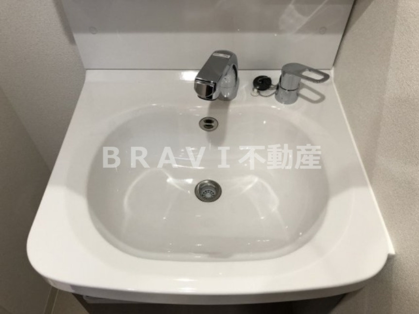 プレサンス堺筋本町センティス　BRAVI不動産の独立洗面台|【プレサンス堺筋本町センティス】使いやすい独立洗面台です