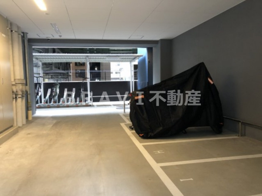 プレサンス堺筋本町センティス　BRAVI不動産のその他共用部分|【プレサンス堺筋本町センティス】駐輪場バイク置き場