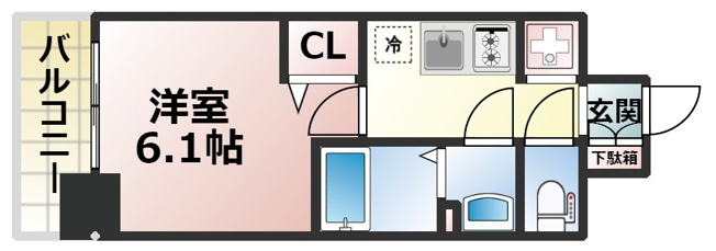 【間取り】 | プレサンス梅田北アーリー