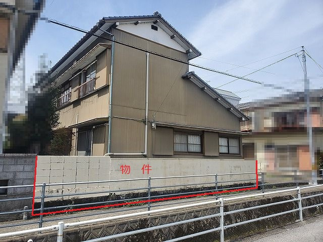 高知市中万々の前面道路含む現地写真
