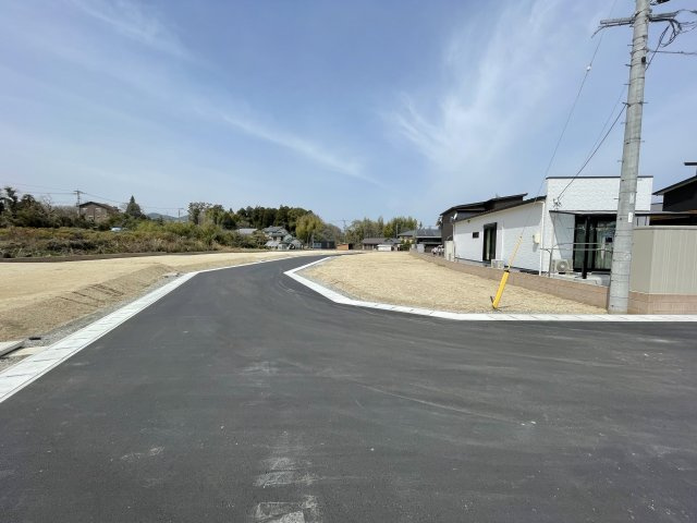 熊本市南区城南町藤山　第２分譲地の外観|６ｍの開発道路です