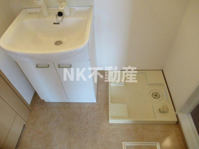 【洗面所】 | ミフネセントラルベア荒本（荒本賃貸） | コンパクトで使いやすい洗面所