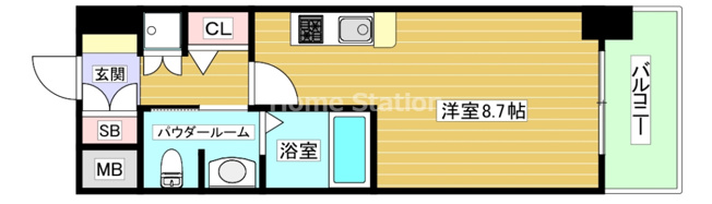 【間取り】 | エヴァステージ梅田WEST