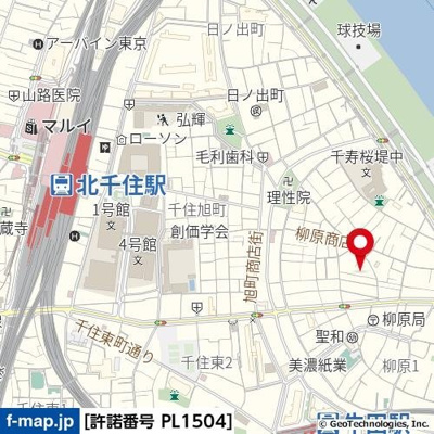 【地図】 | ニュー・フォンテ北千住