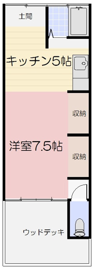 【間取り】 | 旭東町長屋
