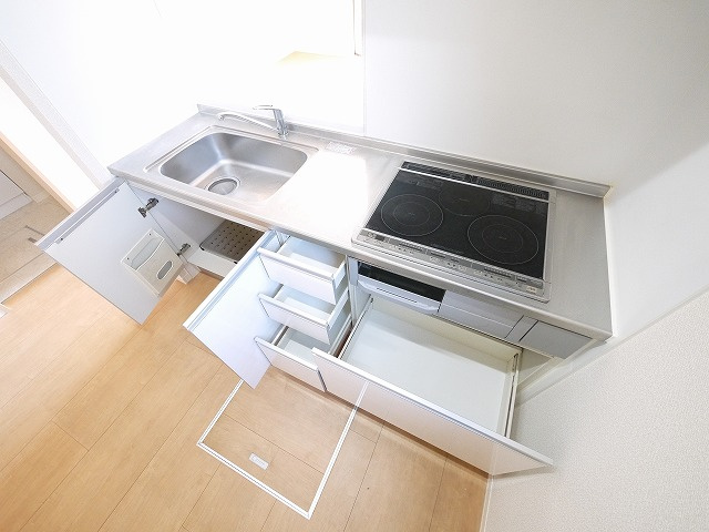 マーベラスコートⅠ・Ⅱのキッチン|使いやすいキッチンです