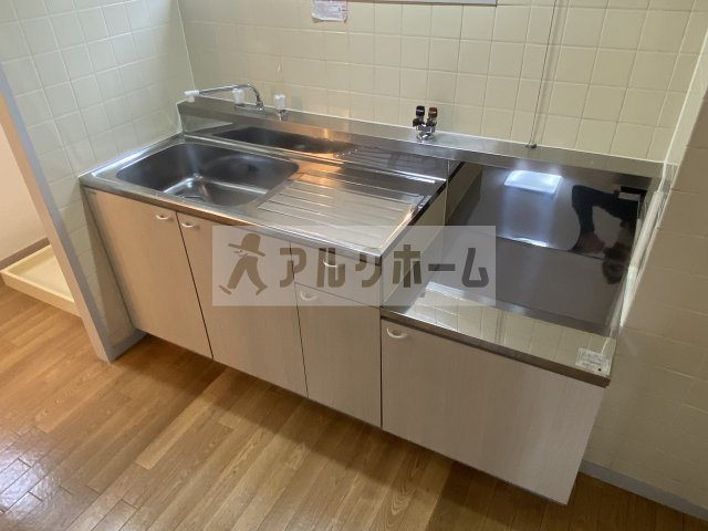 エコーハイツ2のキッチン|エコーハイツ2（柏原市平野）　キッチン