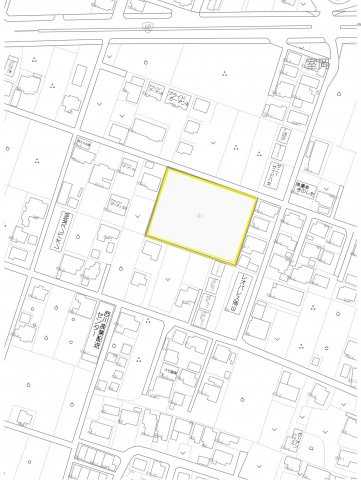 (貸地)八女市室岡の地図