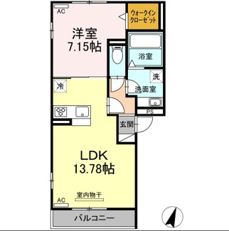【間取り】 | メゾンソレイユ　岡崎市中島町