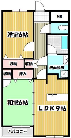 セピアコート【キャッシュバック対象物件】の間取り